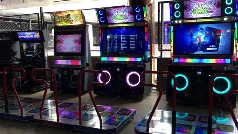 Pump It UP arcade in MBK mall, Bangkok | Stock Video | Pond5