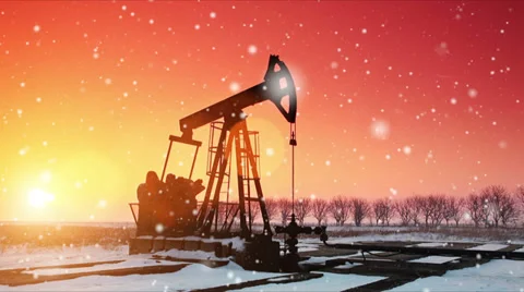 Pump jack Video stock 27792908