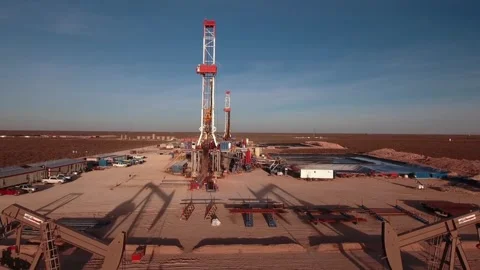 Pump Jack Serenade Stock Footage 332027037