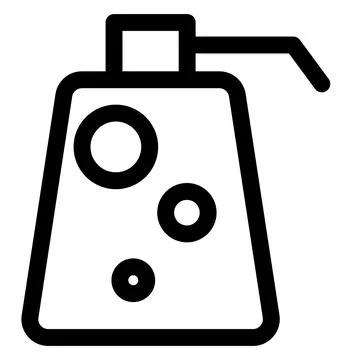 Pump line icon vector illustration isolated on white background Stock Illustration