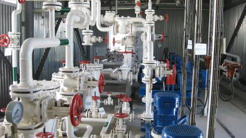 The pump for pumping of liquids. Stock Photos