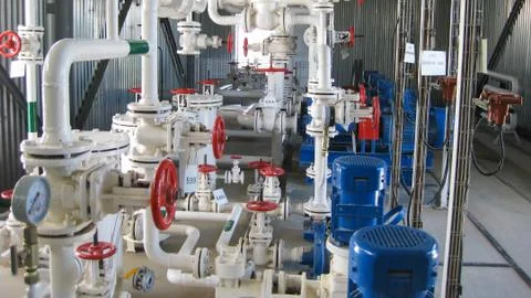 The pump for pumping of liquids. Stock Photos