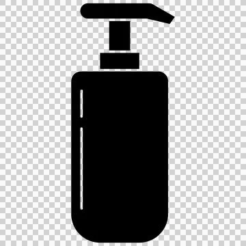 Pump soap dispenser bottle Illustrazione stock