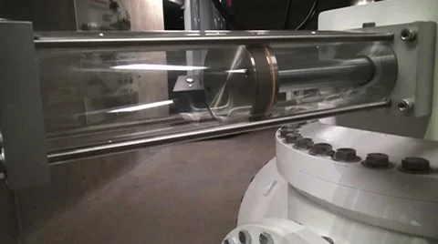 Pump Station Equipment Close Up Stock Footage 41640925