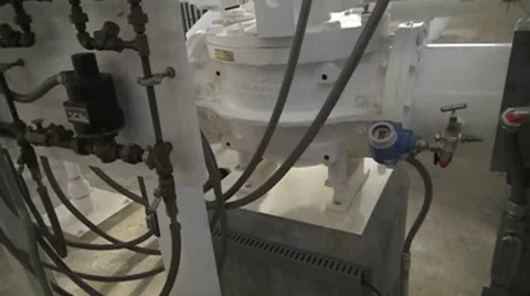 Pump Station Panning Shot Stock Footage 41640915
