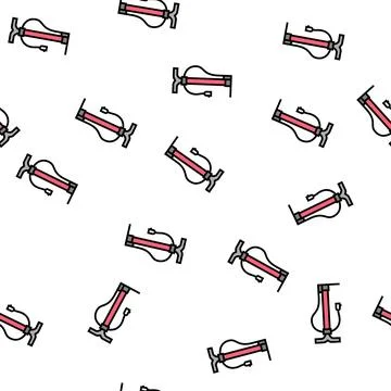Pump tool vector seamless pattern Illustrazione stock