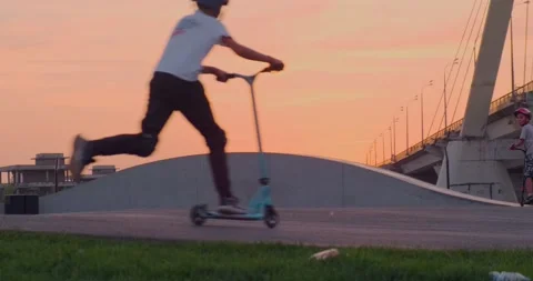 Pump track Stock Footage 226961102