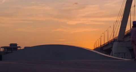 Pump track Stock Footage 226962876