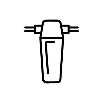 Pump water icon vector. Isolated contour symbol illustration 스톡 일러스트