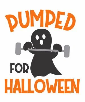 Pumped For Halloween Stock Illustration