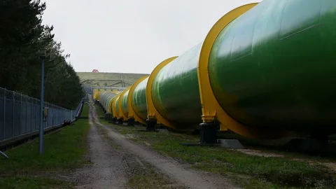 Pumped Storage Power Station Stock Footage 117768041