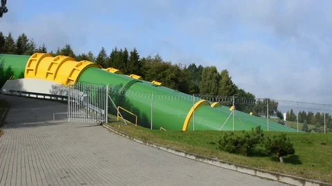 Pumped Storage Power Station Stock Footage 117768058