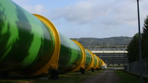 Pumped Storage Power Station Stock Footage 117768112