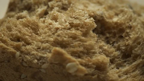 Pumpernickel bread Stock Footage 106499402
