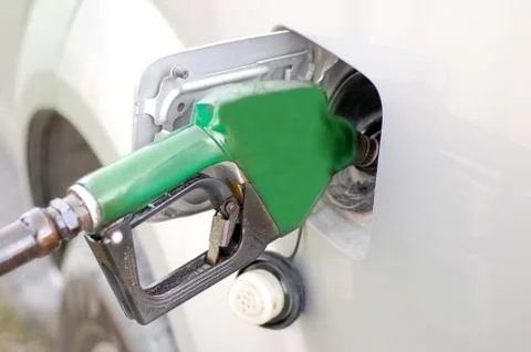 Pumping fuel Stock Photos