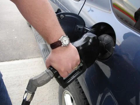 Pumping gas 3 Foto stock