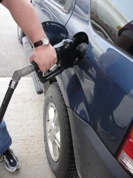 Pumping gas 4 Foto stock