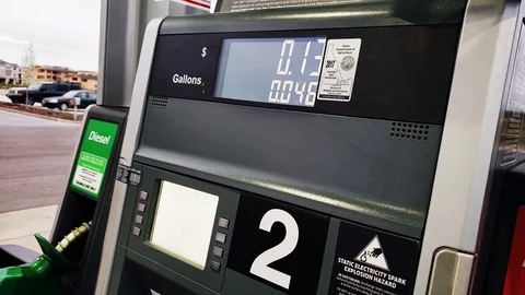 Pumping gas Stock Footage 89057713