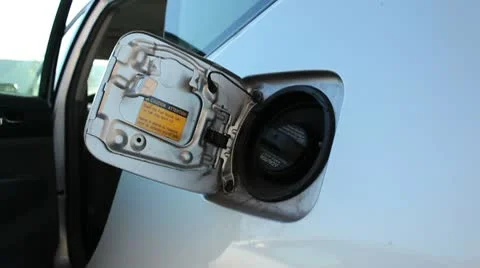 Pumping Gas Insertion Stock Footage 10591470