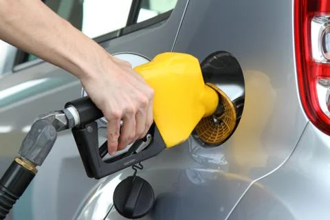 Pumping gas Stock Photos