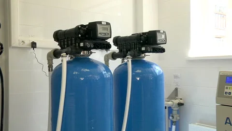 The pumping installation of the fine filtration Stock Footage 103107678