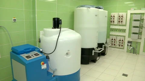 The pumping installation of the fine filtration Stock Footage 103111298