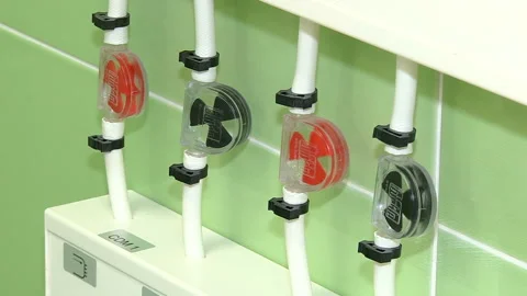The pumping installation of the fine filtration Stock-Footage 103112066
