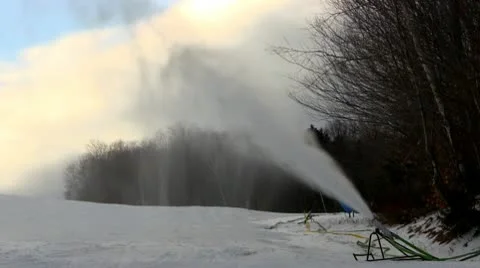 Pumping out the snow; 2 Stock Footage