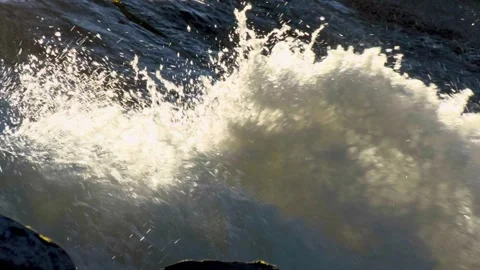 Pumping water in slow motion Stock Footage 338305286