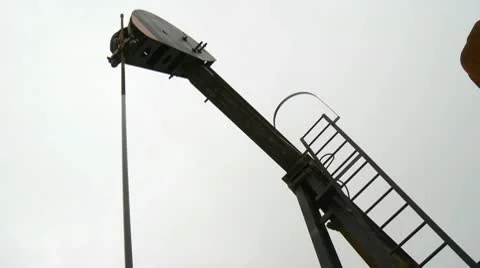 Pumpjack 05 HD Stock Footage 10740908