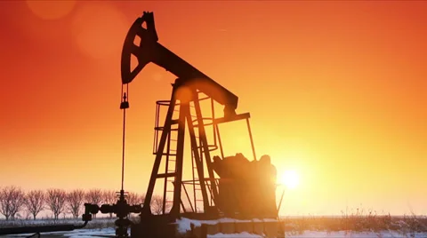 Pumpjack Stock Footage 27785301