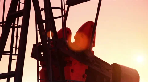 Pumpjack Stock Footage 27786371