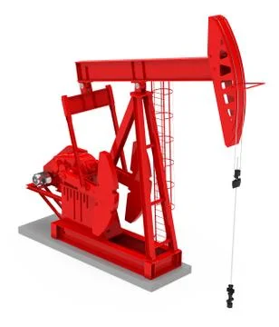 The pumpjack Stock Illustration