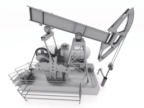 Pumpjack isolated イラスト素材