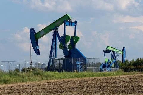 Pumpjack Foto stock