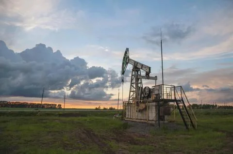 Pumpjack Stock Photos