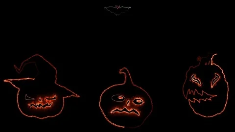 Pumpkin (with alpha channel) Stock Footage 81066278