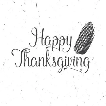 Pumpkin and ears of wheat. Vector illustration Stock Illustration