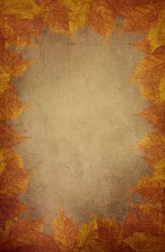 Pumpkin and maple leaves Stock-Fotos