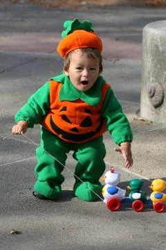 Pumpkin Baby Stock Photos