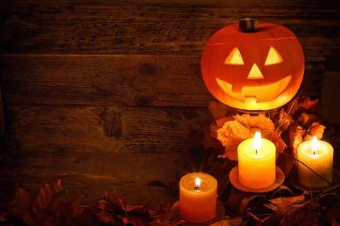 Pumpkin background Stock Photos