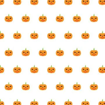Pumpkin background. seamless pattern . Happy Halloween,  Thanksgiving texture Illustrazione stock