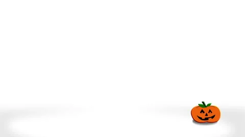 Pumpkin Bounce Animation Vídeos de archivo 218467709