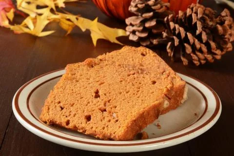 Pumpkin bread Stock Photos