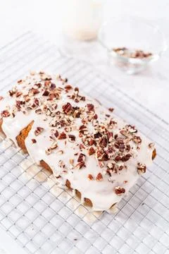 Pumpkin bread Stock Photos