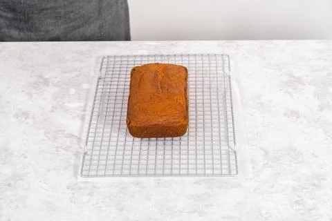 Pumpkin bread Stock Photos