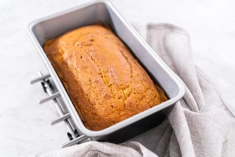 Pumpkin bread Stock Photos