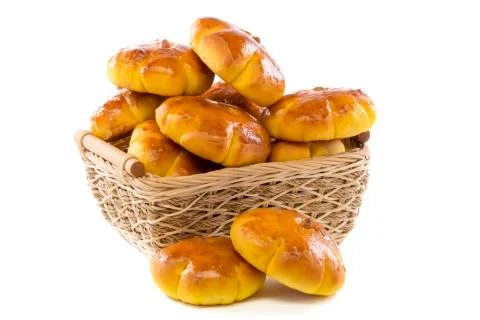 Pumpkin buns. Stock Photos