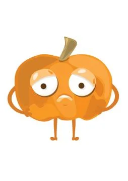 Pumpkin Character Stock-Illustration