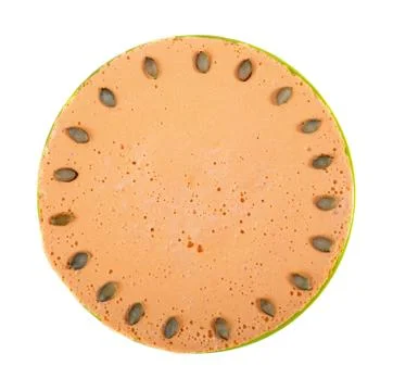 Pumpkin cheesecake Stock Photos